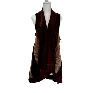 Anthropologie Sleeping on Snow Mabli cardigan sweater vest